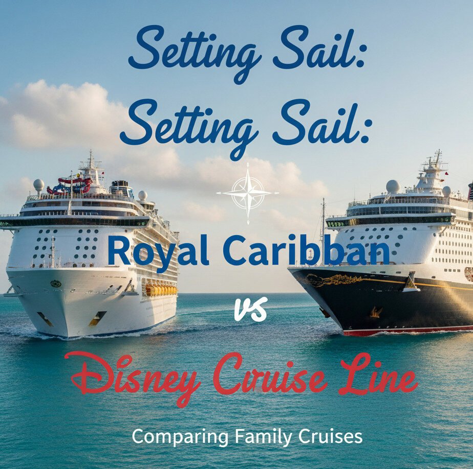 "Setting Sail: Royal Caribbean vs. Disney Cruise Line" where the article compares royal Caribbean to Disney Cruise Line